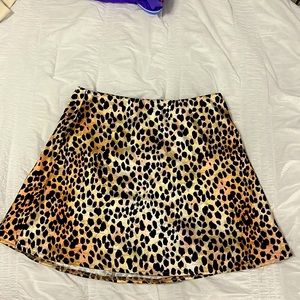 Princess Polly leopard skirt
